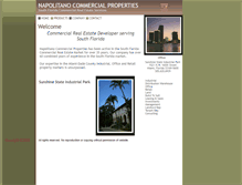 Tablet Screenshot of napolitanoproperties.com